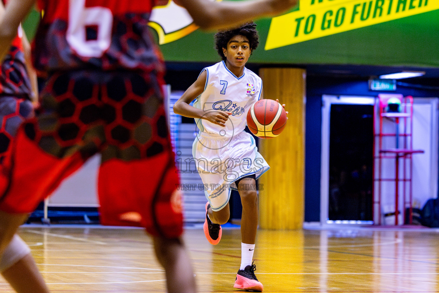 Iskandhar School vs Finland International School in Under 13 Boys Final of Junior Basketball Championship 2024 was held in Social Center, Male', Maldives on Sunday, 15th December 2024. Photos: Nausham Waheed / images.mv