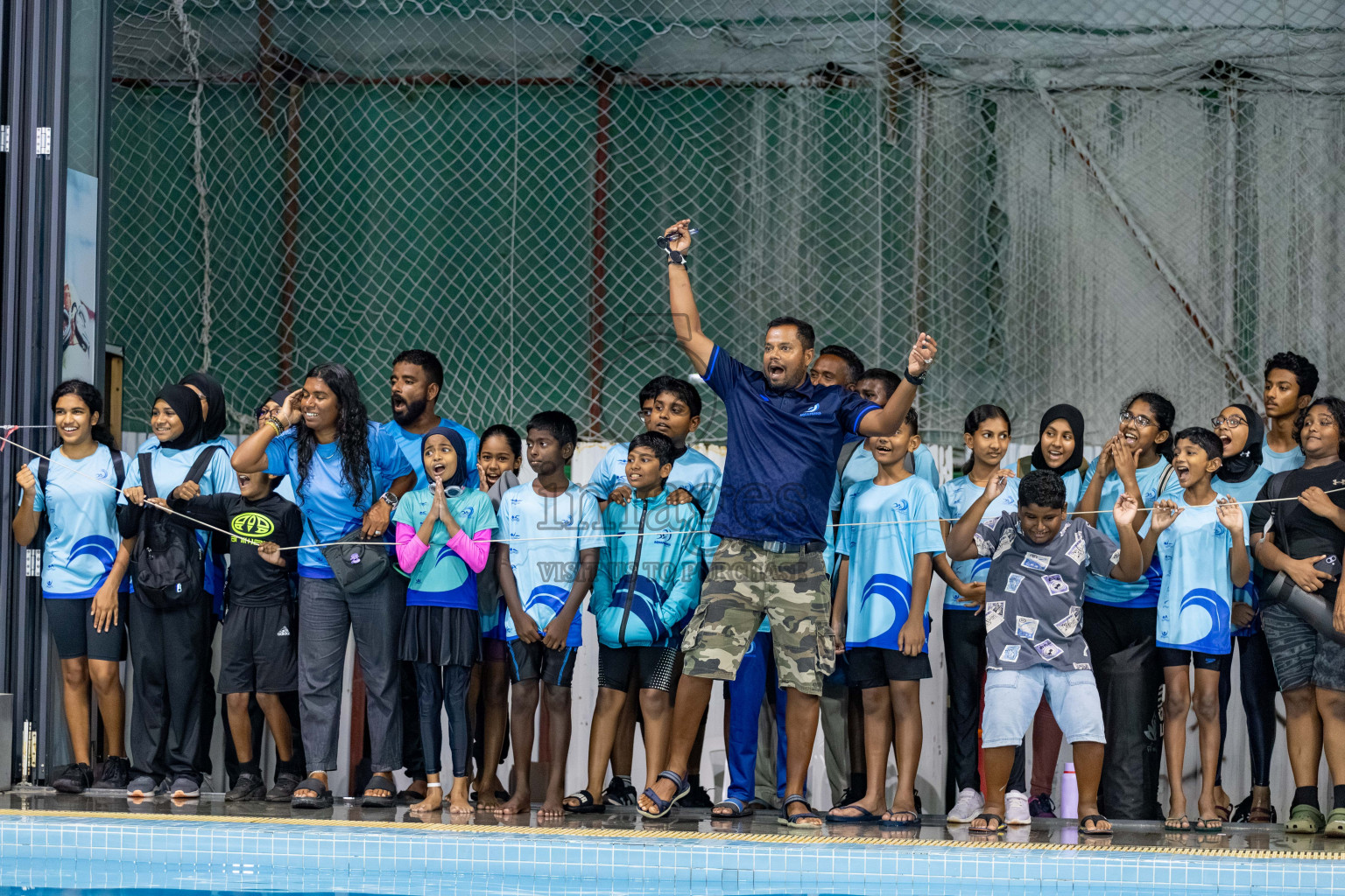 Day 4 of BML 6th National Kids Swimming Kids Festival 2025 held in Hulhumale', Maldives on Thursday, 6th November 2024. Photos: Hassan Simah / images.mv