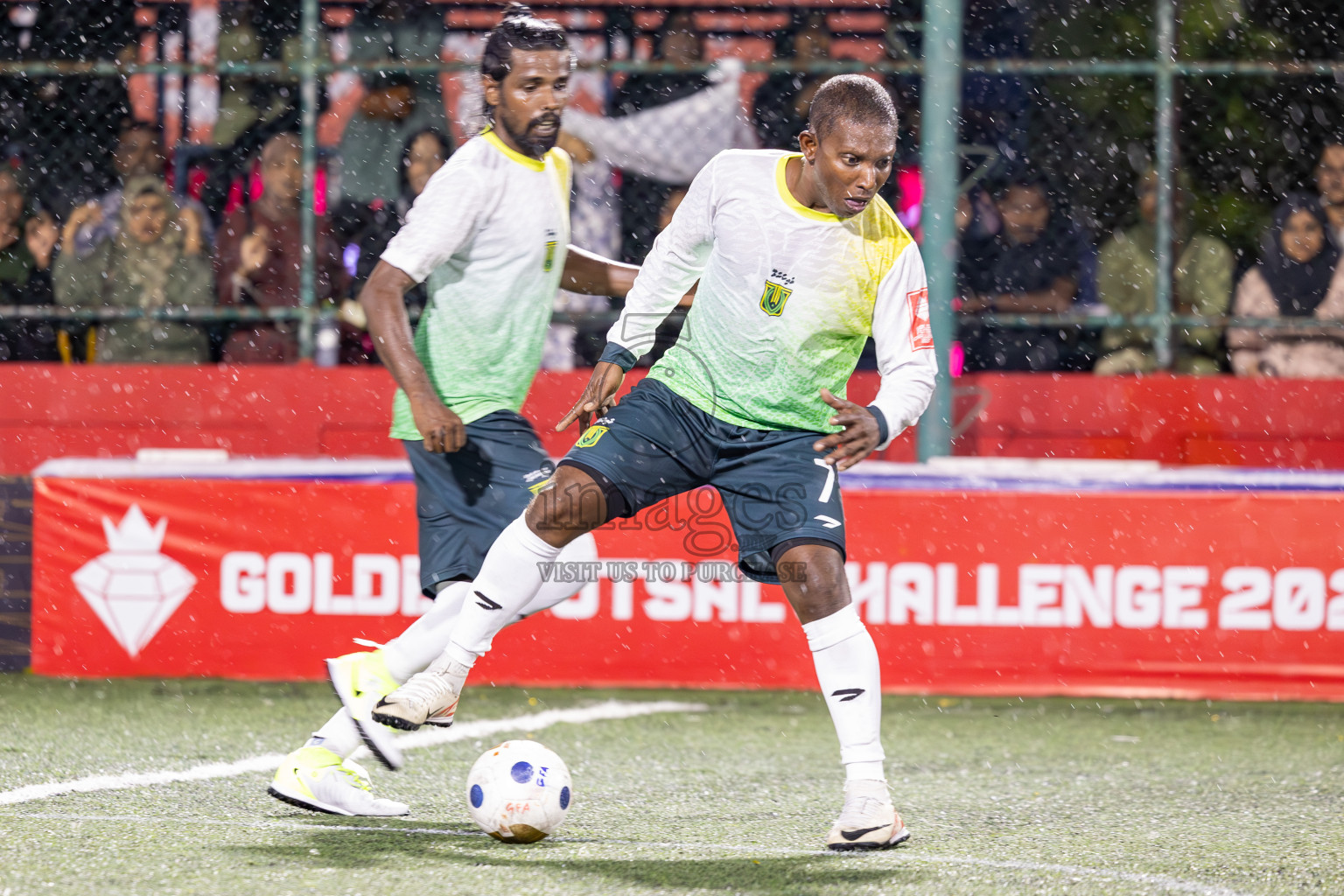 HDh Nellaidhoo vs HDh Vaikaradhoo in Day 9 of Golden Futsal Challenge 2025 was held on Monday, 13th January 2025, in Hulhumale', Maldives
Photos: Ismail Thoriq / images.mv