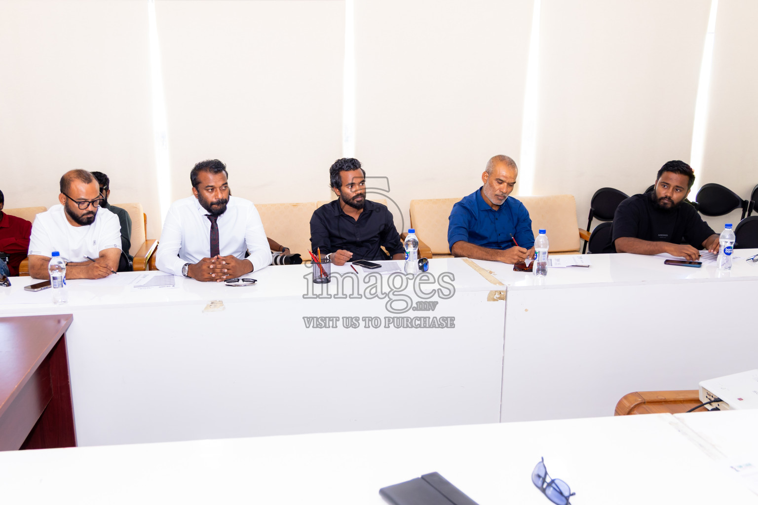 Draw Ceremony of FAM League Cup 2025 held in Male, Maldives, on Wednesday, 30th April 2025 Photos: Nausham Waheed / images.mv
