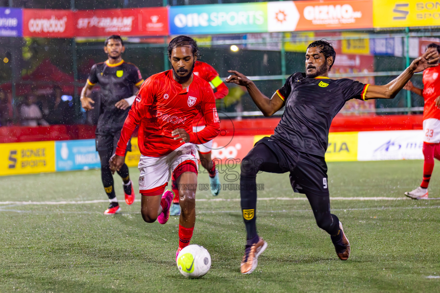 B Thulhaadhoo vs B Eydhafushi in Day 26 of Golden Futsal Challenge 2024 was held on Friday , 9th February 2024 in Hulhumale', Maldives
Photos: Hassan Simah / images.mv