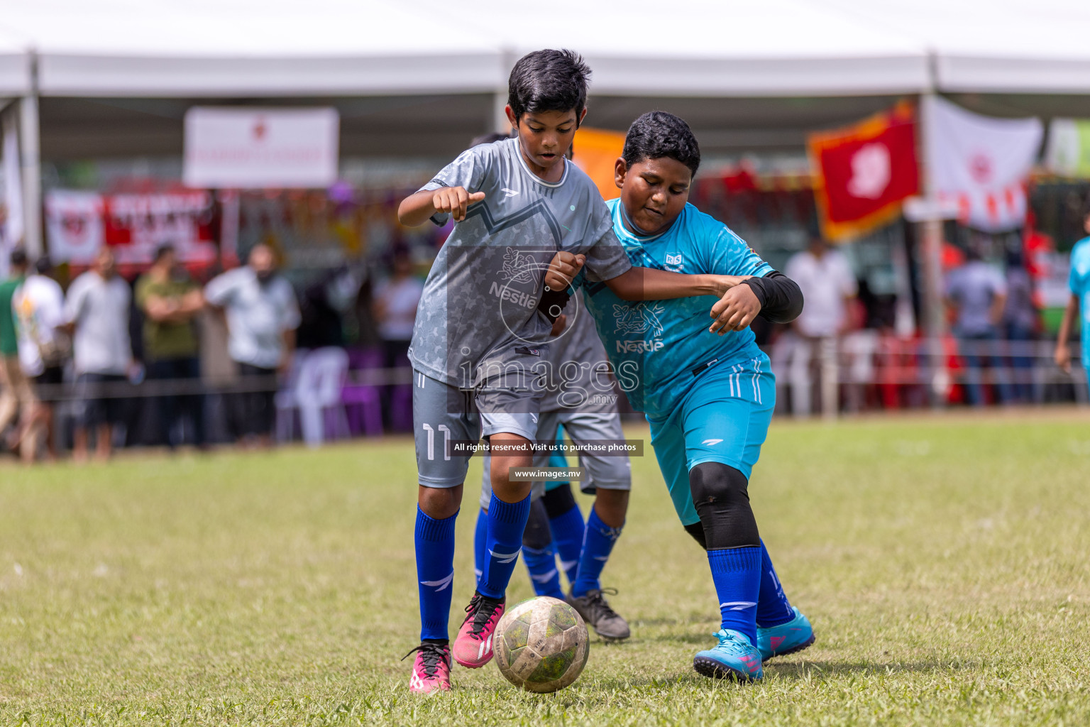 Day 3 of Nestle Kids Football Fiesta, held in Henveyru Football Stadium, Male', Maldives on Friday, 13th October 2023
Photos: Hassan Simah, Ismail Thoriq / images.mv