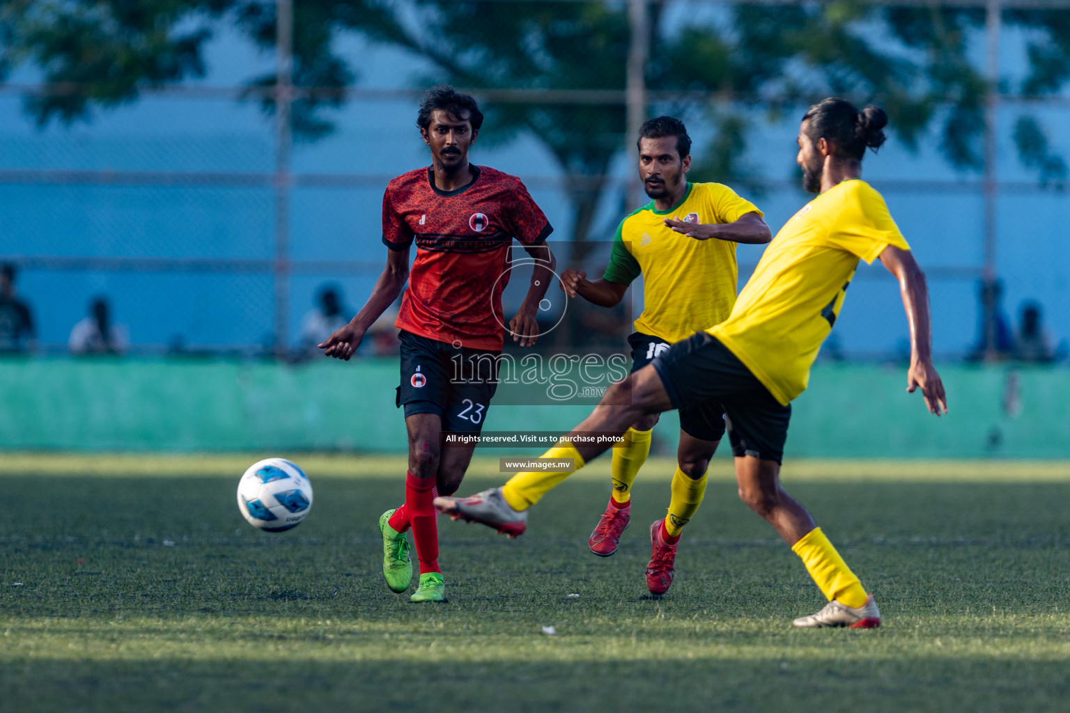 Little Town Sports vs  Lorenzo Sports Club in the 2nd Division 2022 on 16th July 2022, held in National Football Stadium, Male', Maldives Photos: Hassan Simah / Images.mv