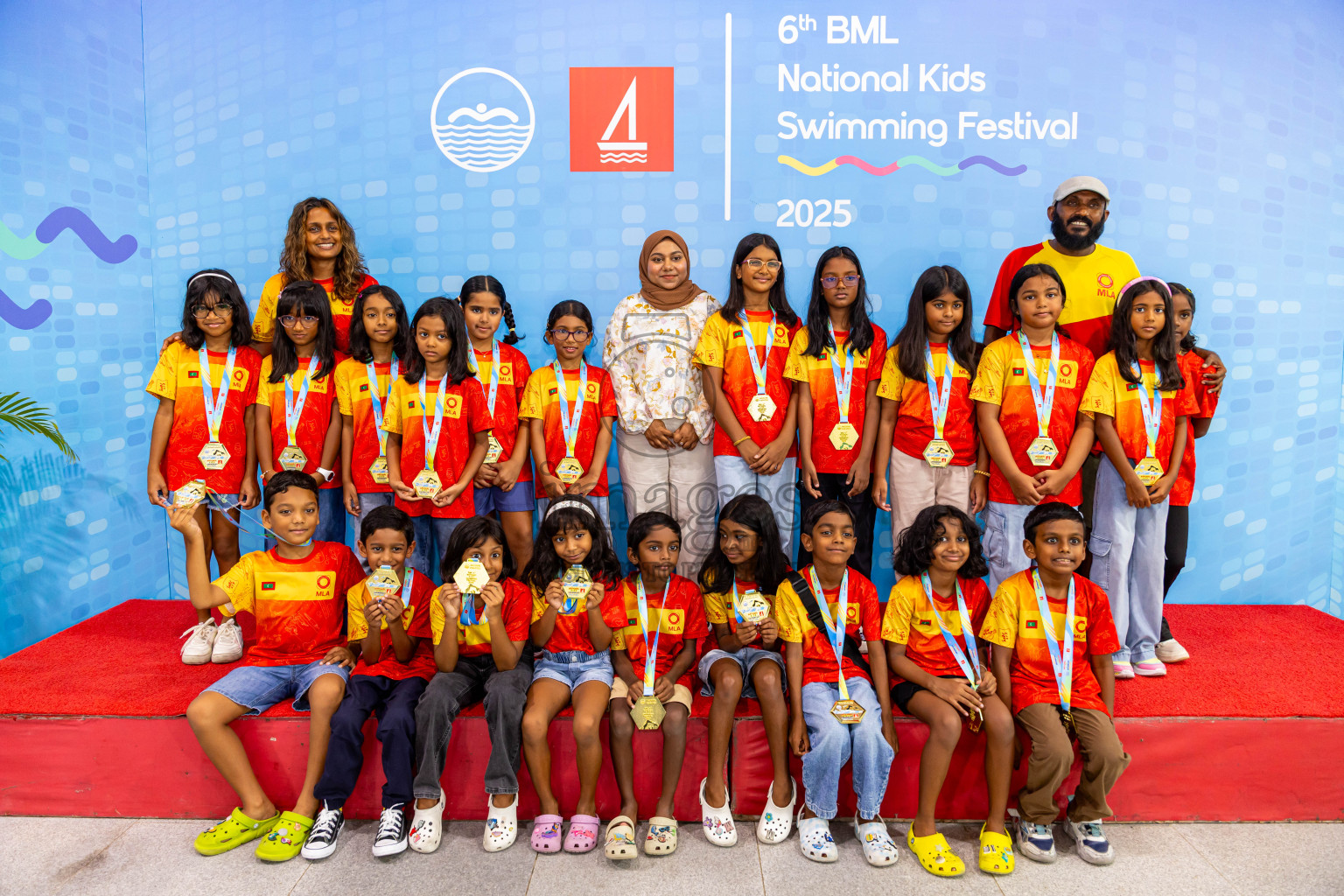 Closing Ceremony of 6th BML National Kids Swimming Kids Festival 2025 held in Hulhumale', Maldives on Saturday, 22nd November 2025. Photos: Nausham Waheed / images.mv
