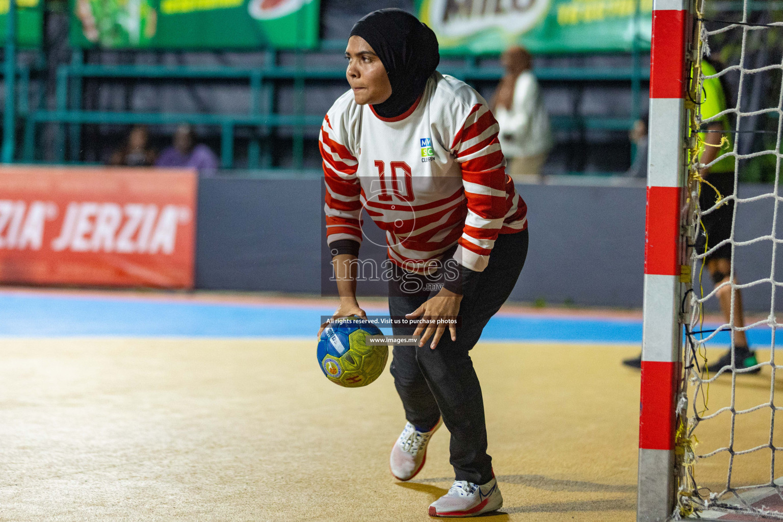 Quarter Final of 7th Inter-Office/Company Handball Tournament 2023, held in Handball ground, Male', Maldives on Friday, 20th October 2023 Photos: Nausham Waheed/ Images.mv