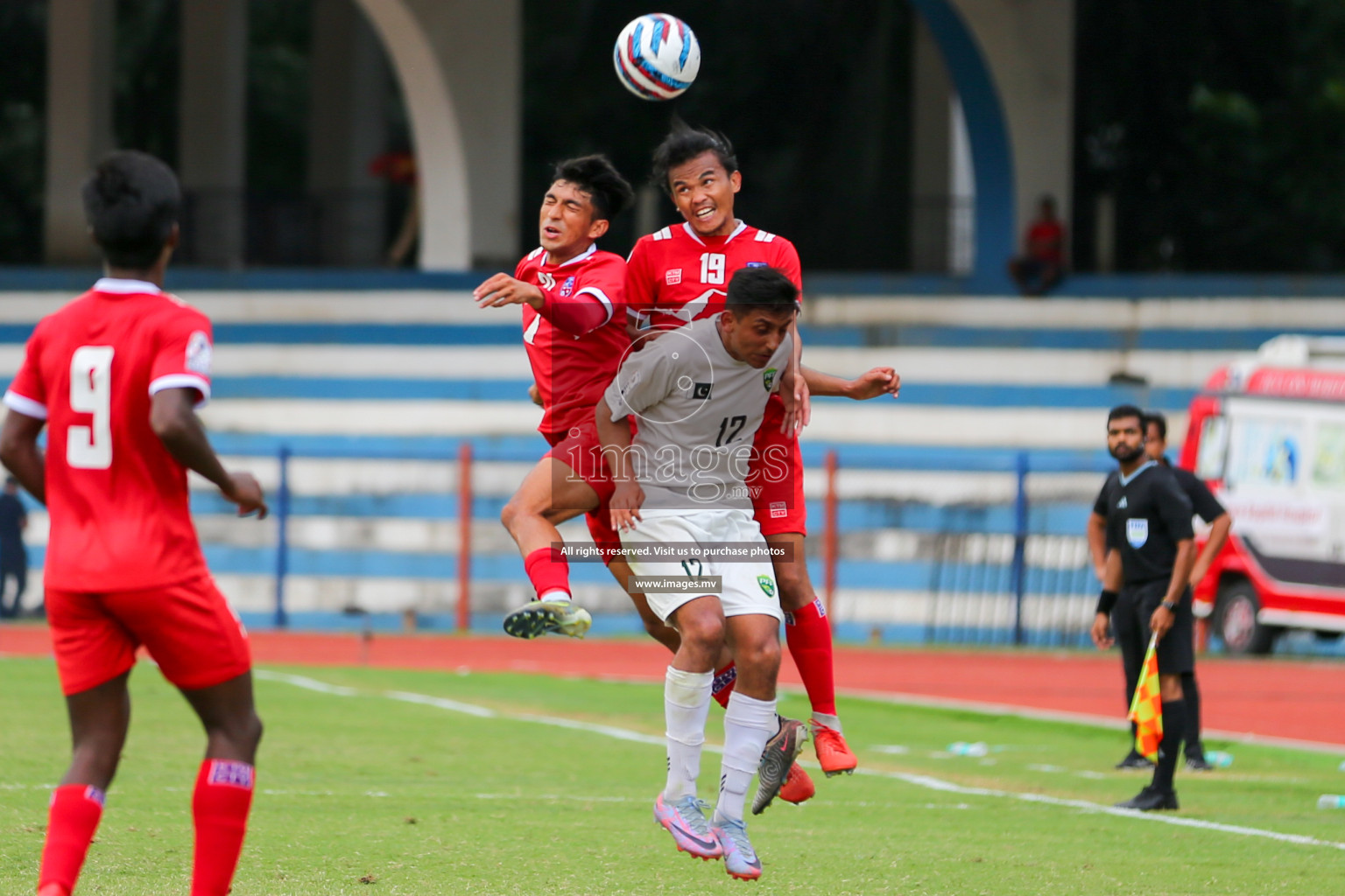 Nepal vs Pakistan in SAFF Championship 2023 held in Sree Kanteerava Stadium, Bengaluru, India, on Tuesday, 27th June 2023. Photos: Nausham Waheed, Hassan Simah / images.mv