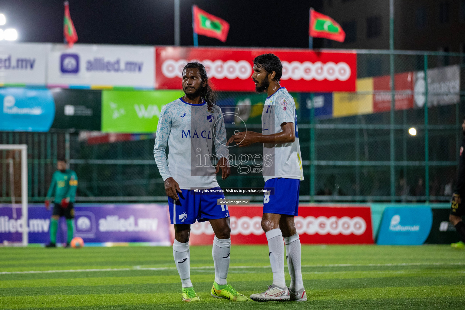 Prison Club vs MACL in the Quarter Finals of Club Maldives 2021 held at Hulhumale;, on 12th December 2021 Photos: Ismail Thoriq / images.mv