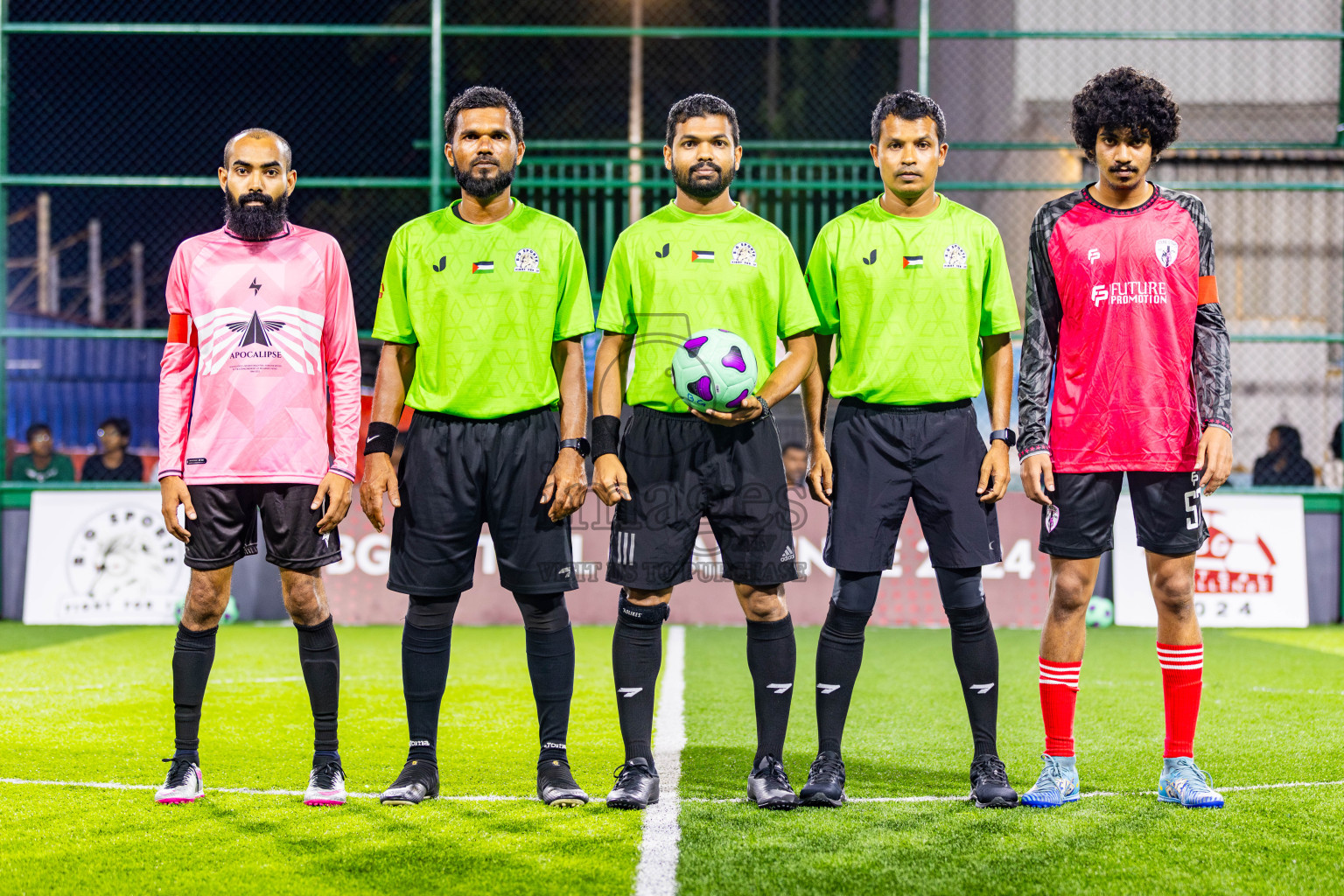 Apocalipse SC vs Young Stars in Day 2 of BG Futsal Challenge 2024 was held on Wednesday, 13th March 2024, in Male', Maldives Photos: Nausham Waheed / images.mv