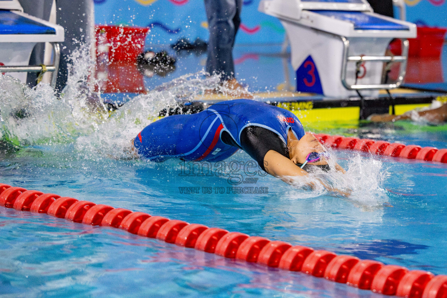 Day 4 of National Swimming Championship 2024 held in Hulhumale', Maldives on Monday, 16th December 2024. Photos: Hassan Simah / images.mv