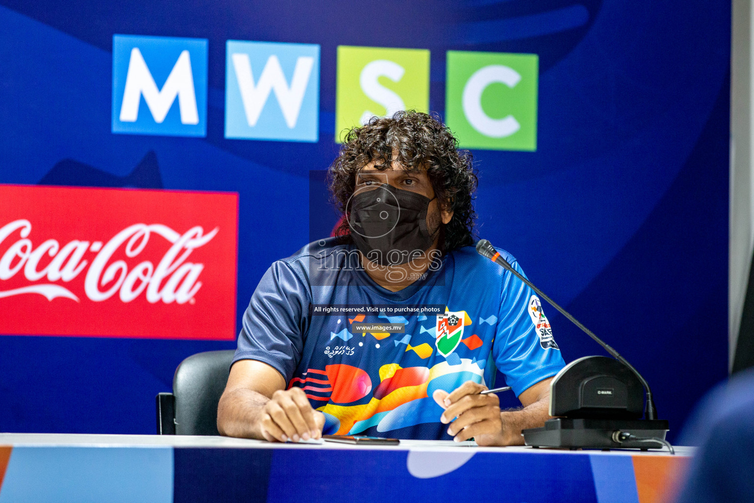 Match Day 1, Prematch Press Conference of SAFF Championship 2021 held on 30 September 2021 at Galholhu National Stadium, Male', Maldives.