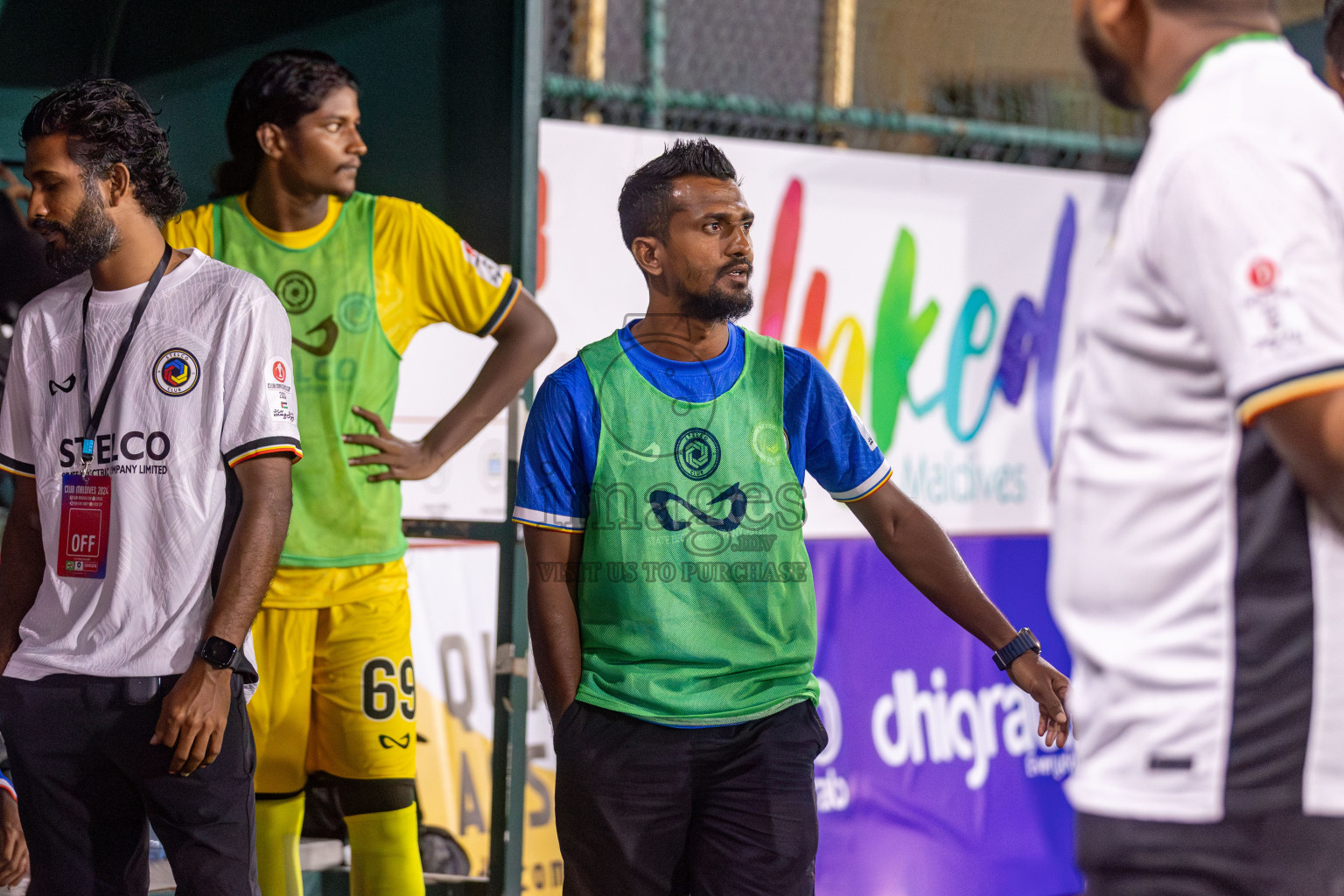 STELCO RC vs Customs RC in Club Maldives Cup 2024 held in Rehendi Futsal Ground, Hulhumale', Maldives on Tuesday, 24th September 2024. 
Photos: Hassan Simah / images.mv