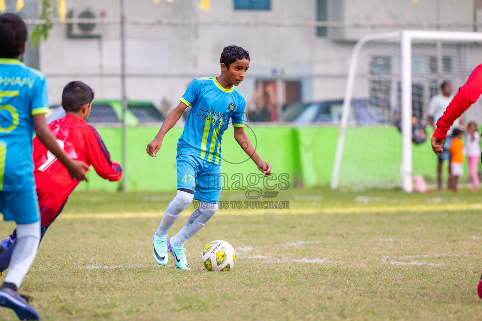 Day 1 of MILO Academy Championship 2024 - U12 was held at Henveiru Grounds in Male', Maldives on Thursday, 4th July 2024. 
Photos: Ismail Thoriq / images.mv