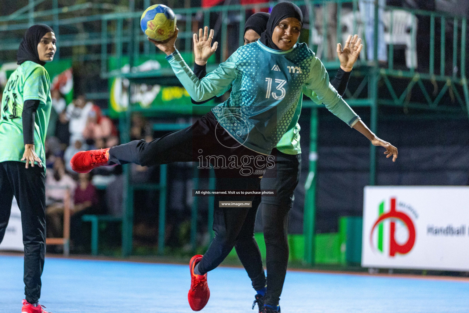 2nd Division Final of 7th Inter-Office/Company Handball Tournament 2023, held in Handball ground, Male', Maldives on Monday, 25th October 2023 Photos: Nausham Waheed/ Images.mv