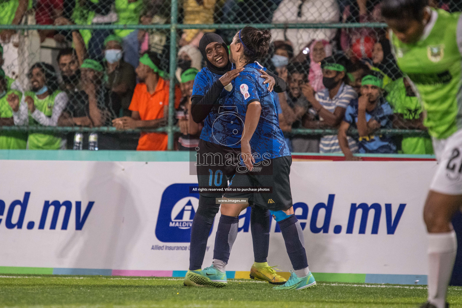 Ports Limited vs WAMCO - in the Finals 18/30 Women's Futsal Fiesta 2021 held in Hulhumale, Maldives on 18 December 2021. Photos by Nausham Waheed & Shuu Abdul Sattar