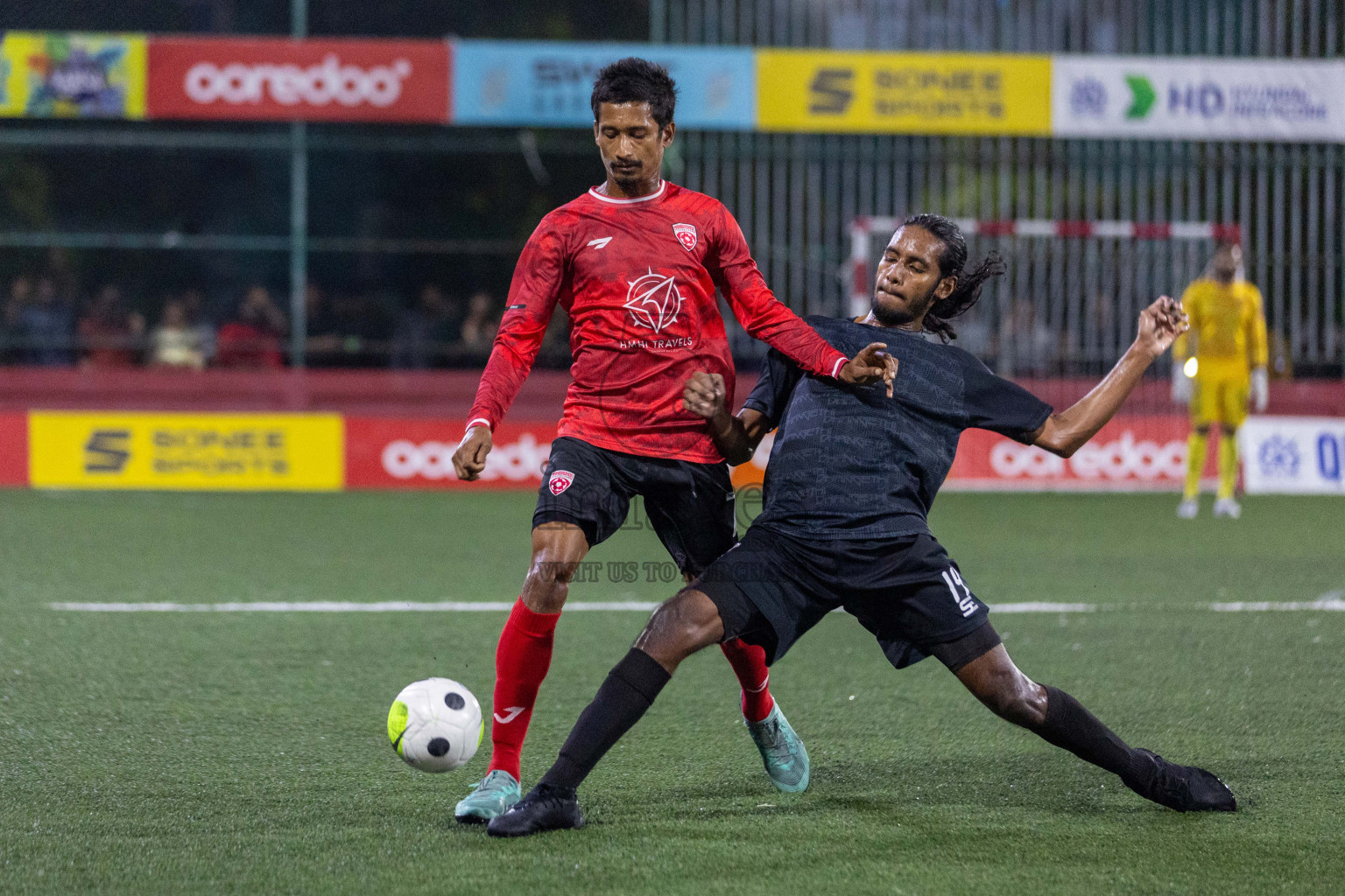 ADh Mahibadhoo vs ADh Dhangethi in Day 16 of Golden Futsal Challenge 2024 was held on Tuesday, 30th January 2024, in Hulhumale', Maldives Photos: Nausham Waheed / images.mv