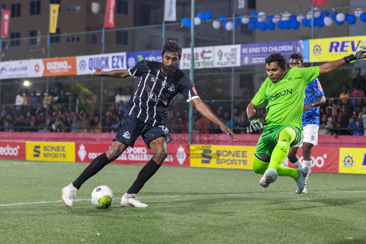 HDh Nolhivaranfaru vs HDh Naivaadhoo in Day 10 of Golden Futsal Challenge 2024 was held on Tuesday, 23rd January 2024, in Hulhumale', Maldives Photos: Nausham Waheed / images.mv