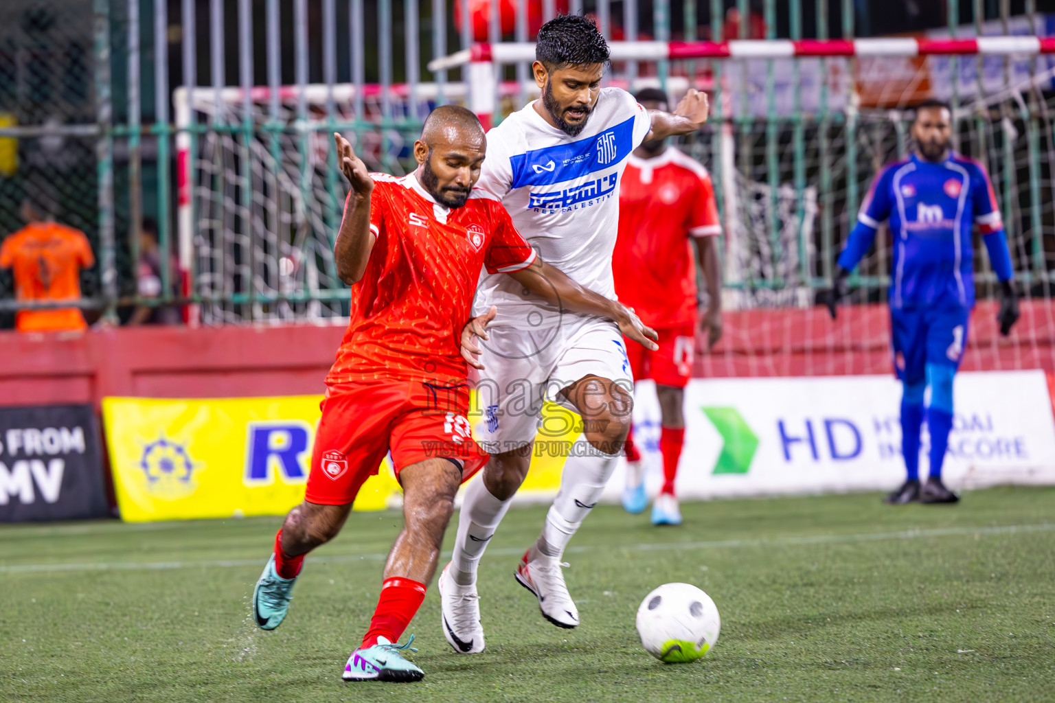 S Feydhoo vs S Hithadhoo in Day 26 of Golden Futsal Challenge 2024 was held on Friday , 9th February 2024 in Hulhumale', Maldives
Photos: Ismail Thoriq / images.mv