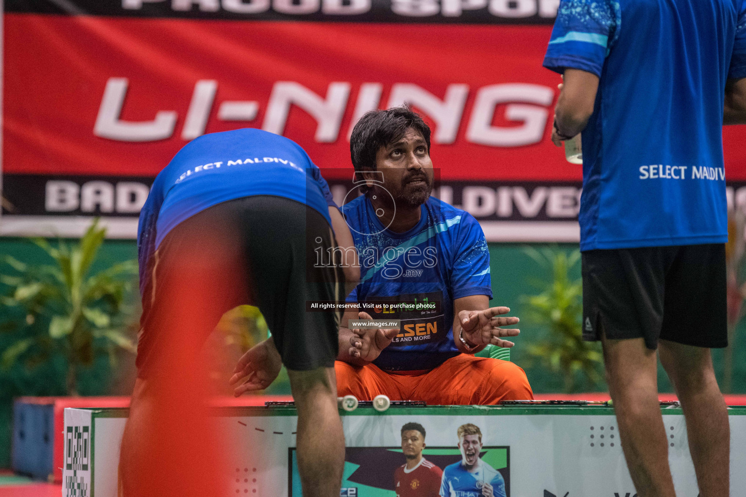 Final of Badminton association mixed group championship 2021 held in Male', Maldives Photos by Nausham Waheed