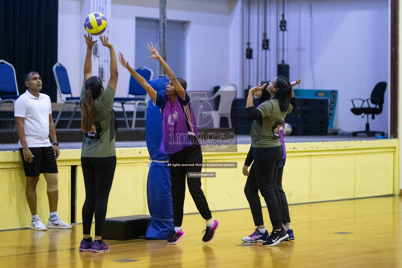 Milo National Netball Tournament 29th November 2021 at Social Center Indoor Court, Male, Maldives. Photos: Maanish/ Images Mv