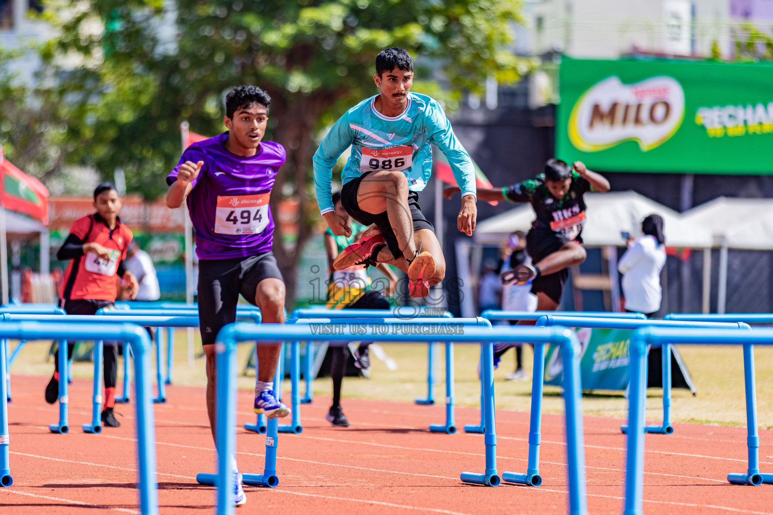 Day 3 of Inter-school Athletics Championship 2025 held in Ekuveni Synthetic Track, Male', Maldives on Wednesday, 08th October 2025. Photos by: Areef Adam / Images.mv