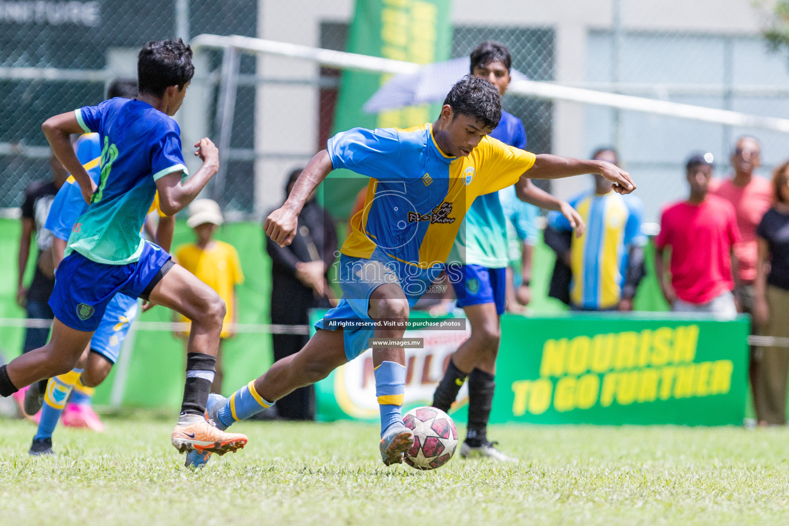 Day 2 of MILO Academy Championship 2023 (u14) was held in Henveyru Stadium Male', Maldives on 4th November 2023. Photos: Nausham Waheed / images.mv