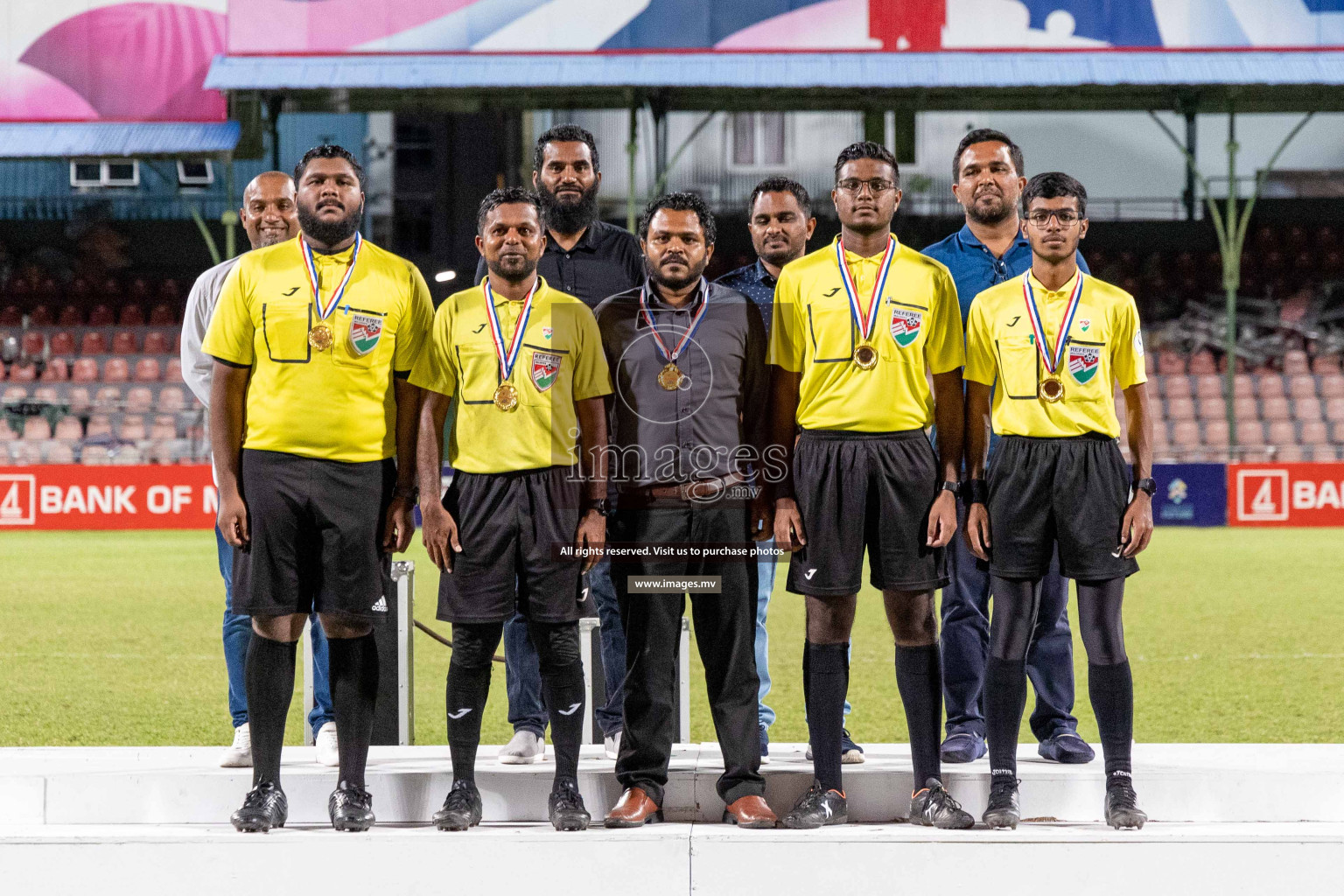 Kalaafaanu School vs Ahmadhiyya International School in the Final of FAM U13 Inter School Football Tournament 2022/23 was held in National Football Stadium on Sunday, 11th June 2023.  Photos: Ismail Thoriq / images.mv