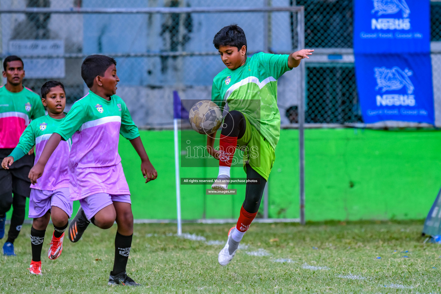 Day 2 of Milo Kids Football Fiesta 2022 was held in Male', Maldives on 20th October 2022. Photos: Nausham Waheed/ images.mv