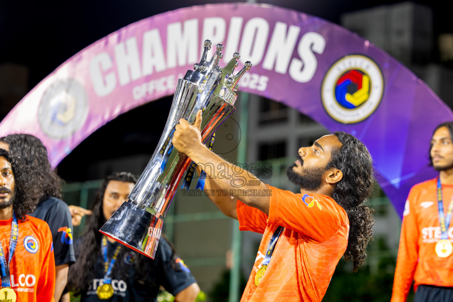 Police Club vs STELCO RC in the Final of Office League 2025 was held on Friday, 9th May 2025 in Hulhumale', Maldives. Photos: Ismail Thoriq / images.mv