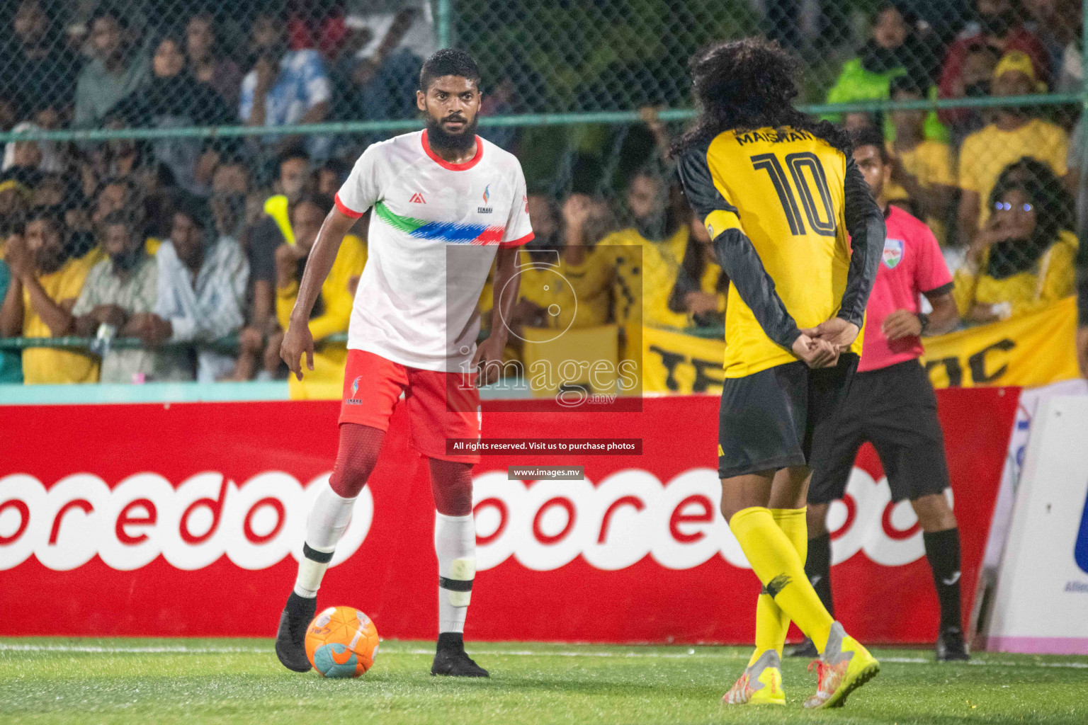 Team FSM Vs Prisons Club in the Semi Finals of Club Maldives 2021 held in Hulhumale, Maldives on 15 December 2021. Photos: Ismail Thoriq / images.mv