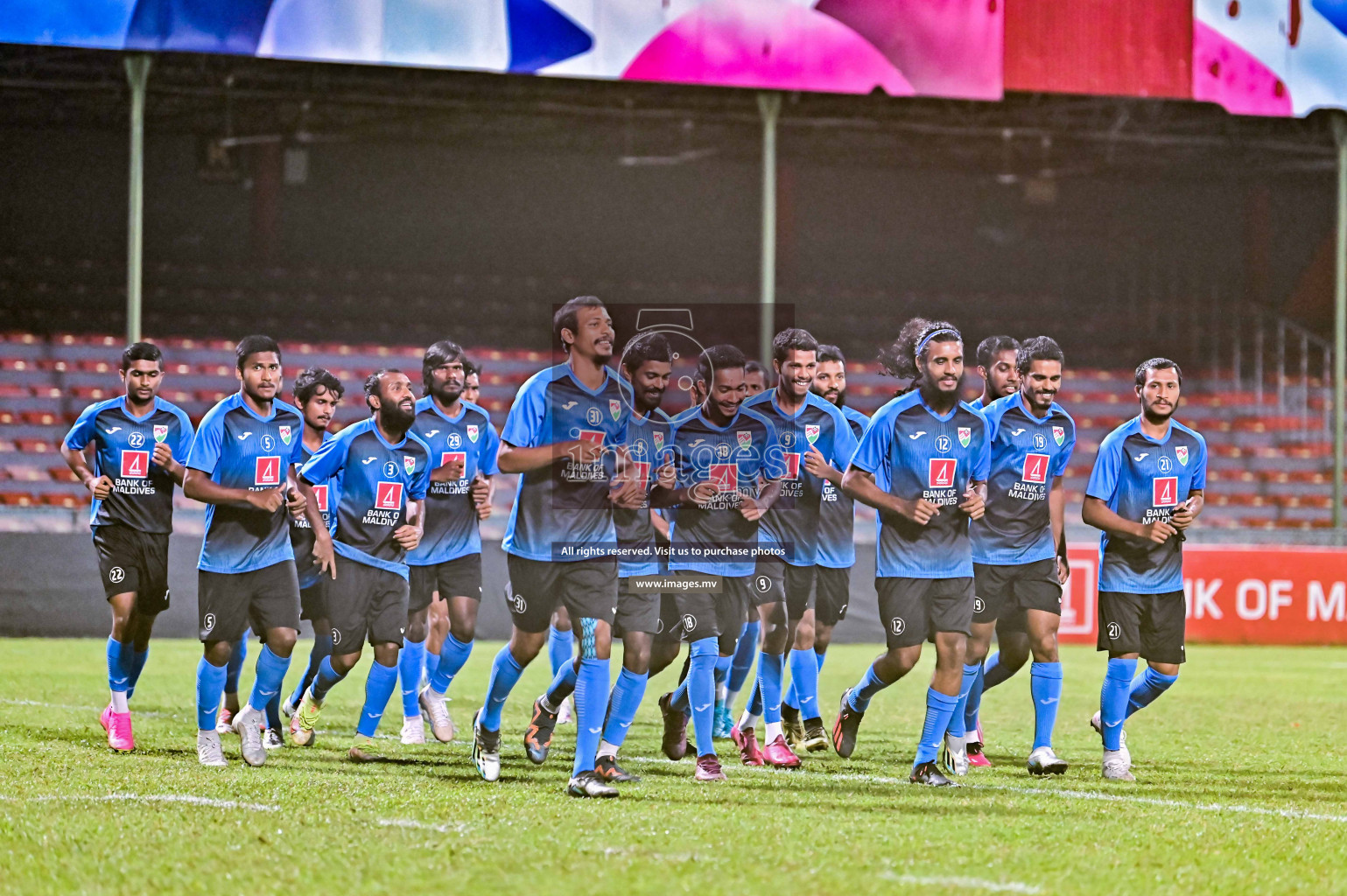 Maldives National Team gears up for upcoming SAFF Championship 2023, to be held in Bangalore, India from 21st June to 4th July 2023.  Photos: Ismail Thoriq / images.mv