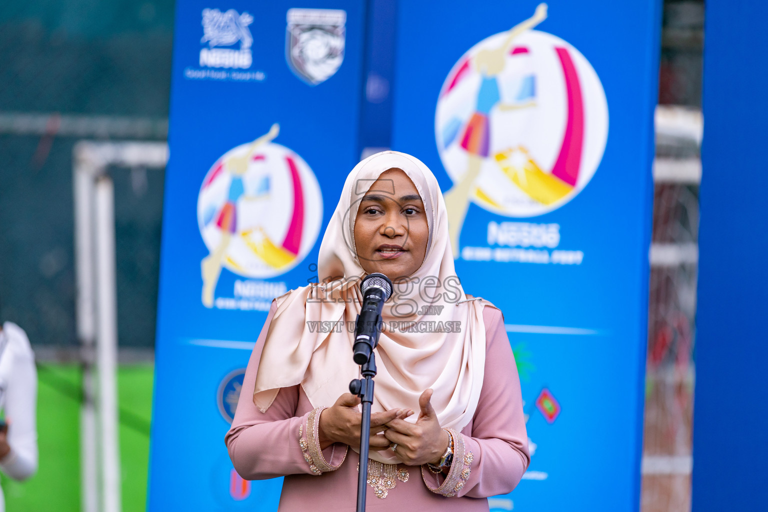 Day 3 of Nestle' Kids Netball Fest 2023 held in Henveyru Stadium, Male', Maldives on Saturday, 2nd December 2023.
Photos: Ismail Thoriq / images.mv