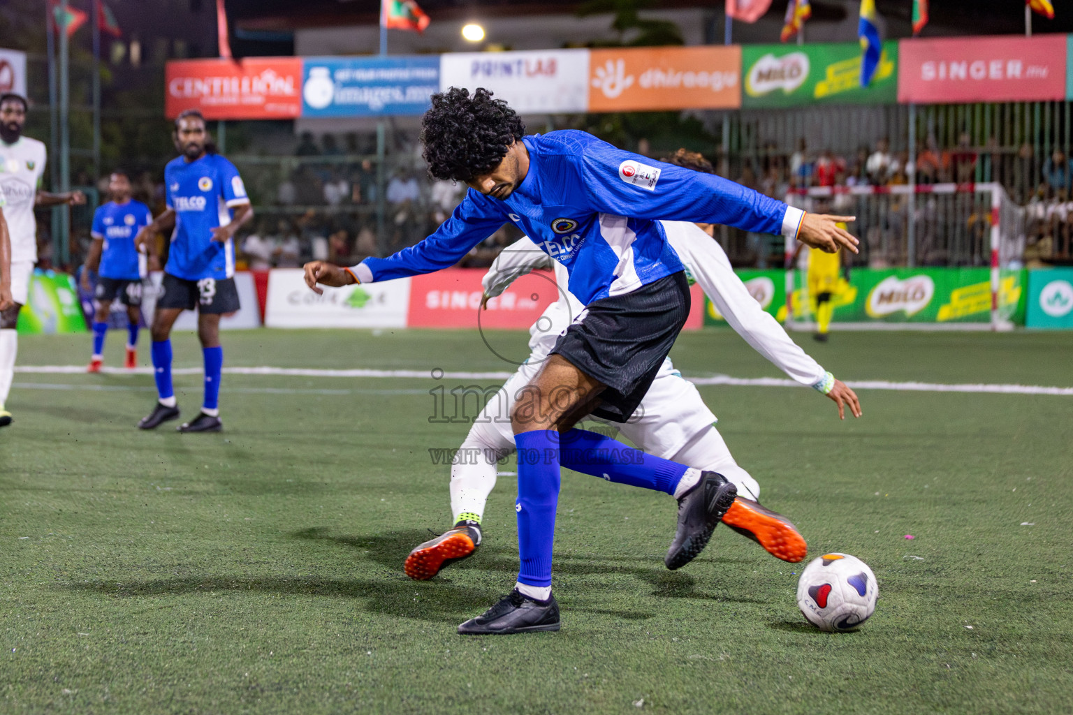 WAMCO vs STELCO RC in the Semi Finals of Club Maldives Cup 2024 held in Rehendi Futsal Ground, Hulhumale', Maldives on Monday, 14th October 2024. 
Photos: Hassan Simah / images.mv