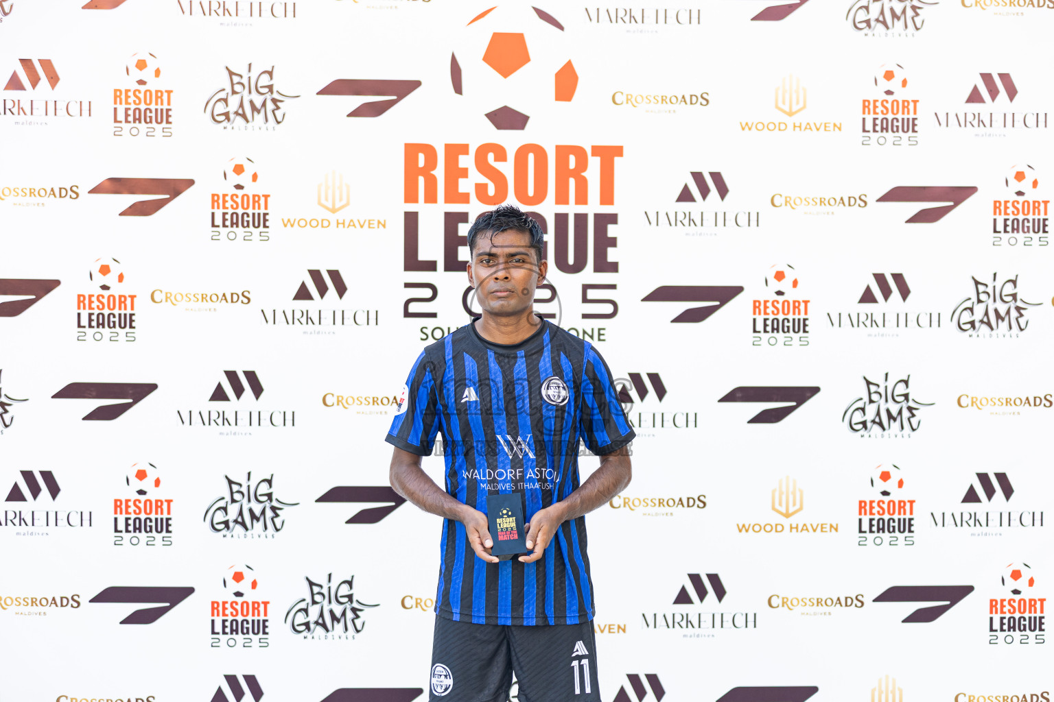 Waldorf Astoria vs Saii Lagoon in Resort League 2025 (South Male Zone) day 2 was held on Monday, 29th September 2025 in Crossroads's Maldives, Photos: Areef Adam / images.mv