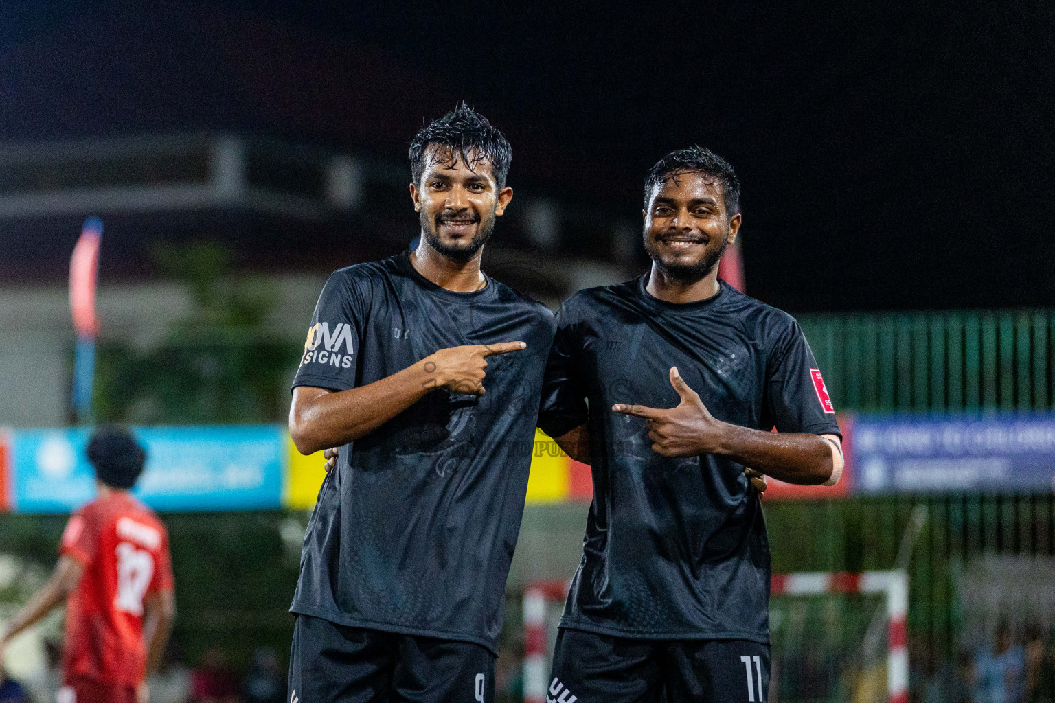 K Kaashidhoo vs K Hraa in Day 22 of Golden Futsal Challenge 2024 was held on Monday , 5th February 2024 in Hulhumale', Maldives Photos: Nausham Waheed / images.mv