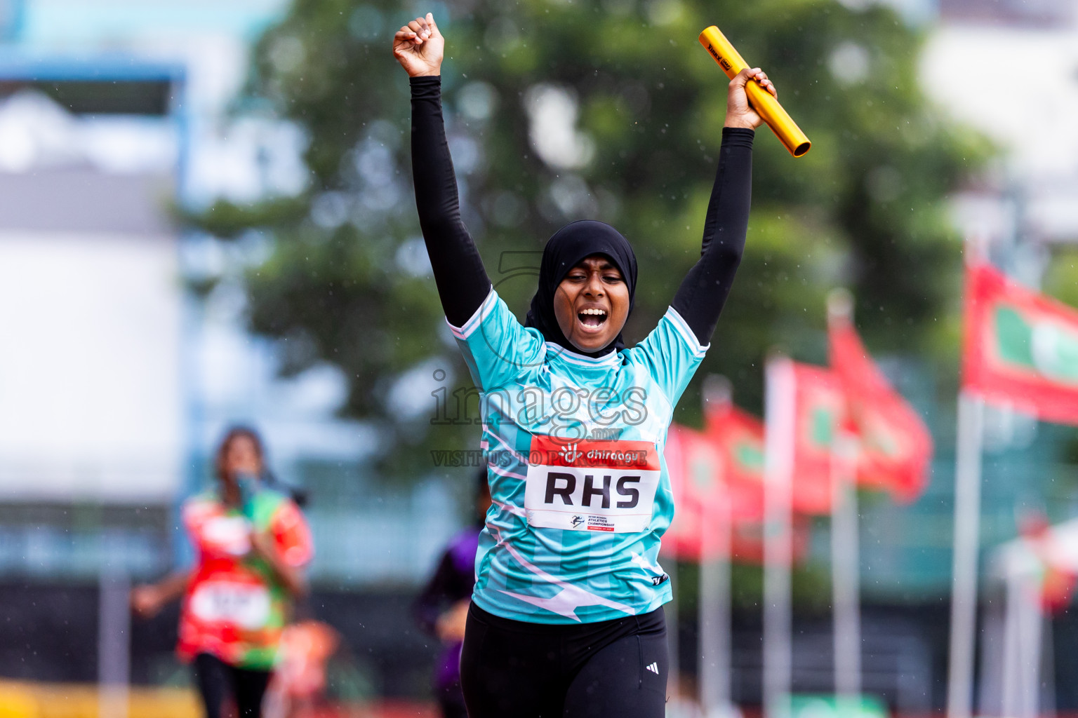 Day 6 of Inter-school Athletics Championship 2025 held in Ekuveni Synthetic Track, Male', Maldives on Sunday, 12th October 2025. Photos by: Nausham Waheed / Images.mv