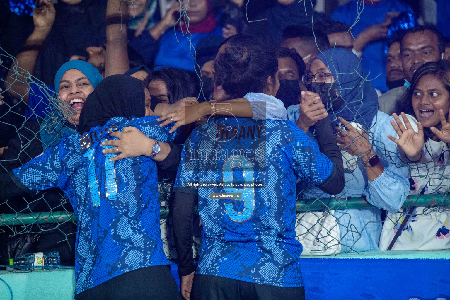 orts Limited vs WAMCO - in the Finals 18/30 Women's Futsal Fiesta 2021 held in Hulhumale, Maldives on 18 December 2021. Photos by Shuu Abdul Sattar