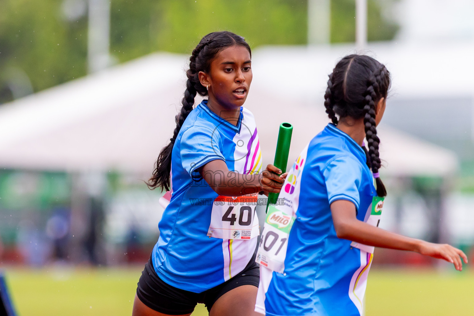 Day 6 of Inter-school Athletics Championship 2025 held in Ekuveni Synthetic Track, Male', Maldives on Sunday, 12th October 2025. Photos by: Nausham Waheed / Images.mv