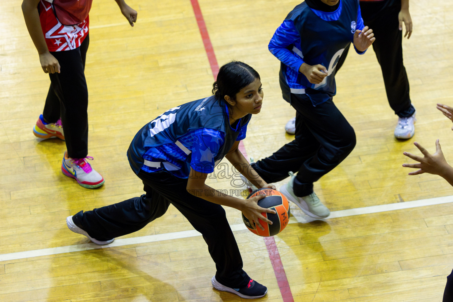 Day 2 of 25th Inter-School Netball Tournament was held in Social Center at Male', Maldives on Saturday, 10th August 2024. Photos: Nausham Waheed/ Mohamed Mahfooz Moosa / images.mv