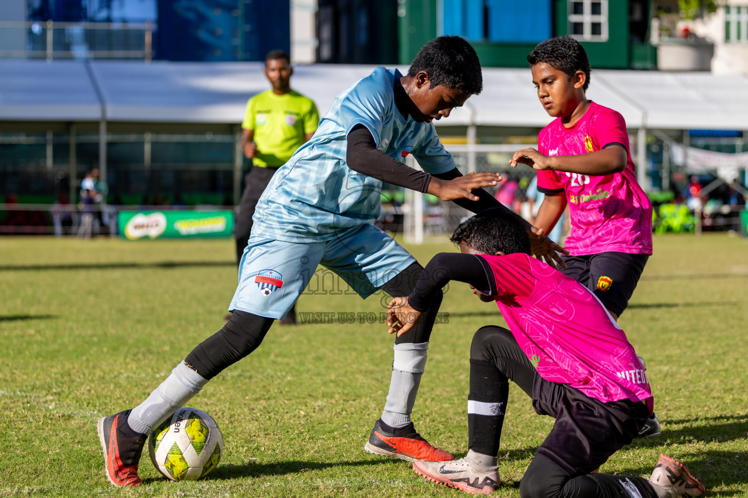 Day 2 of MILO Academy Championship 2025 (U-12) was held at Henveiru Stadium in Male', Maldives on Friday, 2nd May 2025. Photos: Nausham Waheed  / images.mv