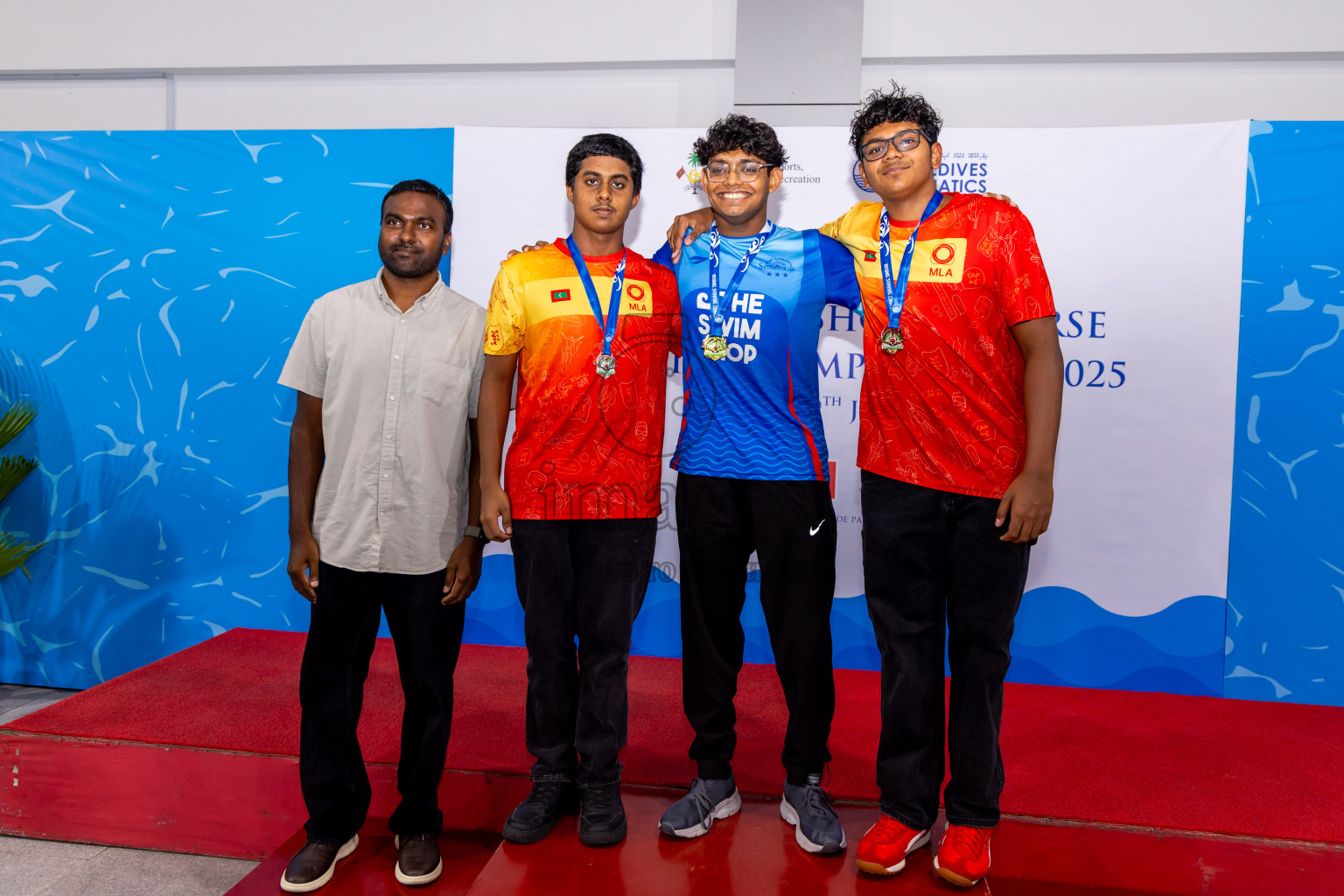 Closing Ceremony of 1st National Short Course Swimming Competition held in Hulhumale', Maldives on Thursday, 19th June 2025. Photos: Nausham Waheed / images.mv