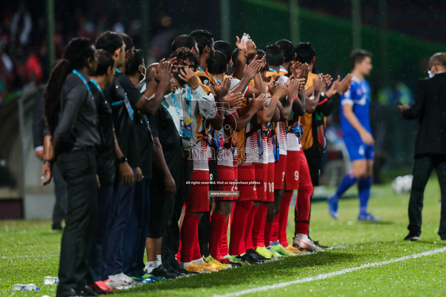 Maldives vs Nepal in SAFF Championship 2021 held on 1st October 2021 in Galolhu National Stadium, Male', Maldives