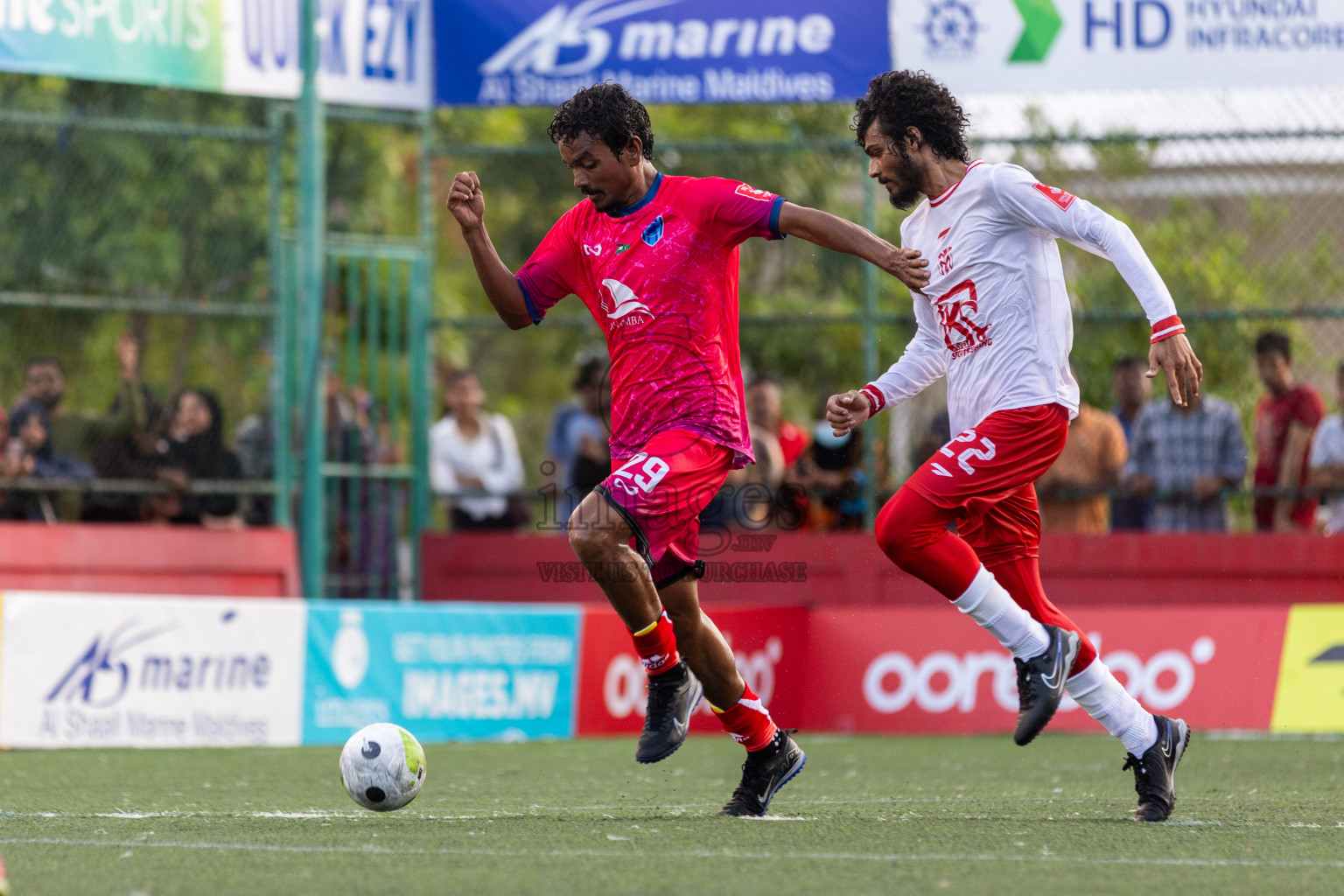 Dh Meedhoo vs Dh Maaenboodhoo in Day 20 of Golden Futsal Challenge 2024 was held on Saturday , 3rd February 2024 in Hulhumale', Maldives Photos: Nausham Waheed / images.mv