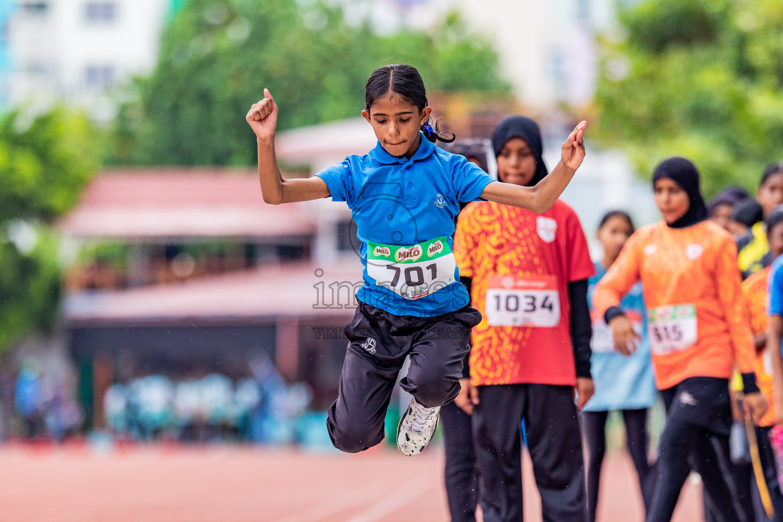 Day 4 of Inter-school Athletics Championship 2025 held in Ekuveni Synthetic Track, Male', Maldives on Thursday, 09th October 2025. Photos by: Areef Adam / Images.mv