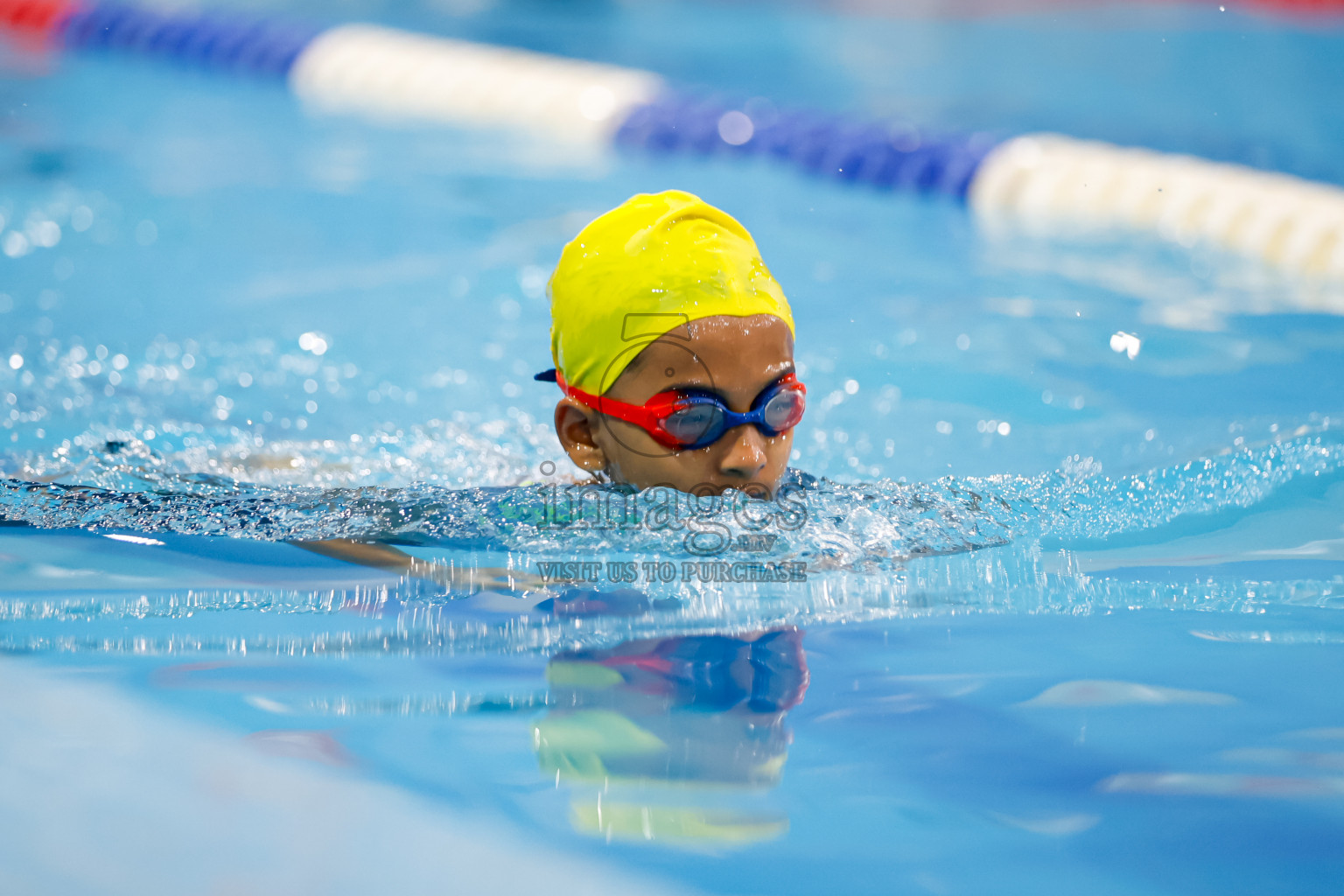 Day 4 of BML 6th National Kids Swimming Kids Festival 2025 held in Hulhumale', Maldives on Thursday, 6th November 2024. 
Photos: Hassan Simah / images.mv