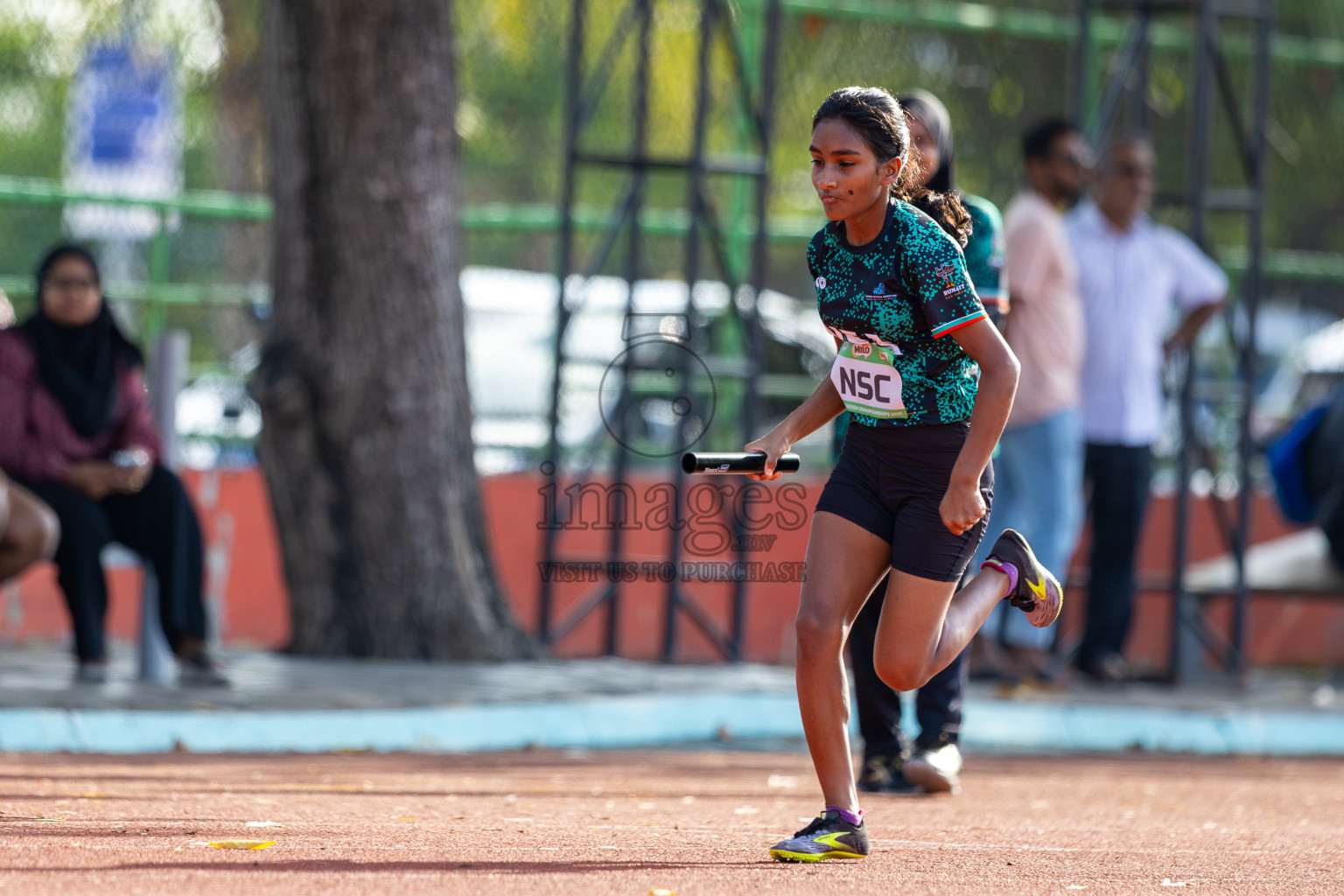 Day 2 of 12th Milo Association Championships was held in Ekuveni Track at Male', Maldives on Friday, 25th April 2025. Photos: Ismail Thoriq / images.mv