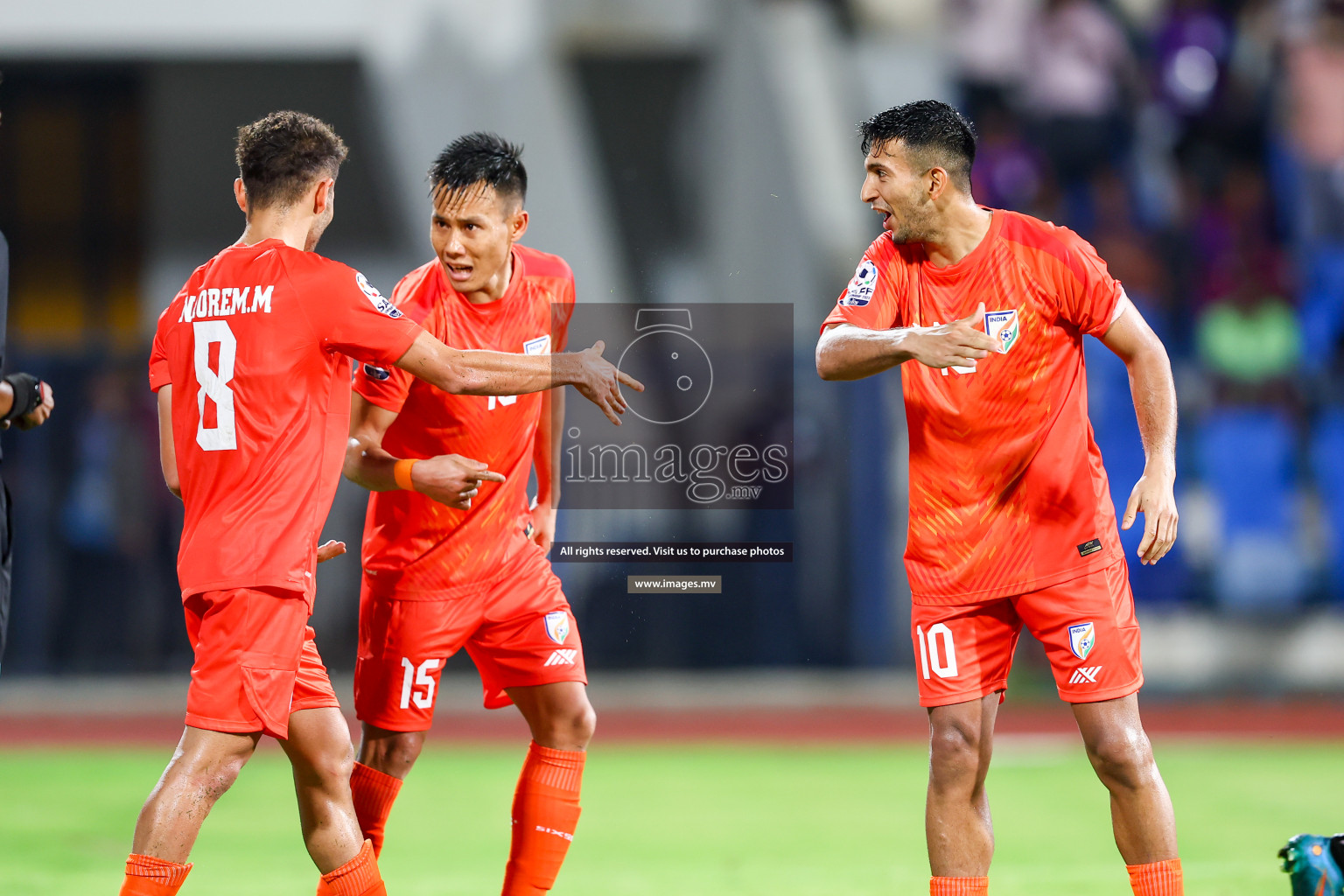 Nepal vs India in SAFF Championship 2023 held in Sree Kanteerava Stadium, Bengaluru, India, on Saturday, 24th June 2023. Photos: Nausham Waheed, Hassan Simah / images.mv