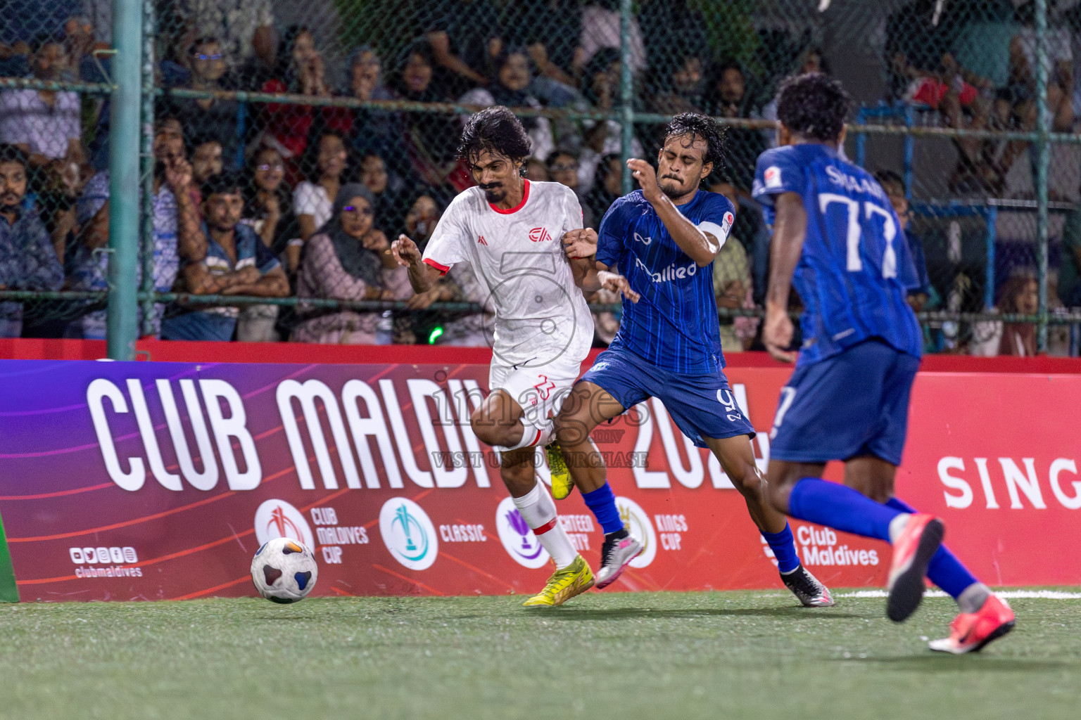 Team Allied vs Club Aasandha in Club Maldives Cup 2024 held in Rehendi Futsal Ground, Hulhumale', Maldives on Monday, 23rd September 2024. 
Photos: Mohamed Mahfooz Moosa / images.mv