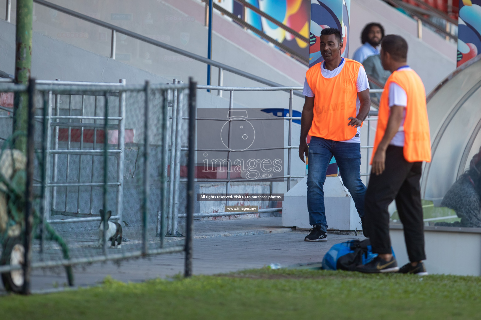 Tent Sports Club vs Club PK in 2nd Division 2022 on 13th July 2022, held in National Football Stadium, Male', Maldives  Photos: Hassan Simah / Images.mv