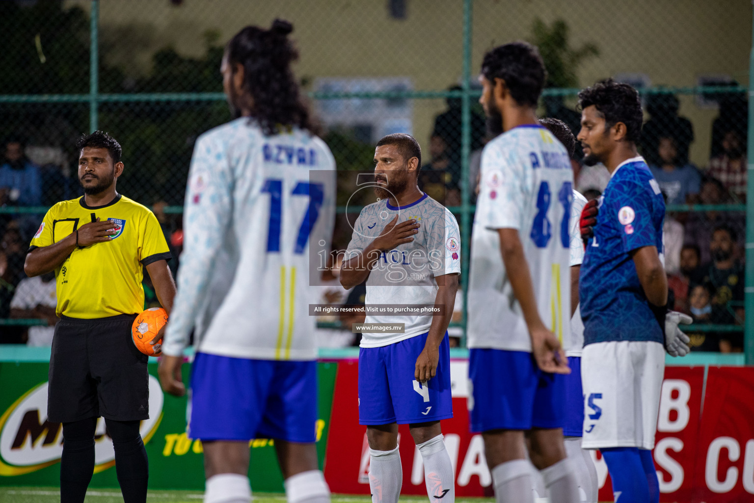 Prison Club vs MACL in the Quarter Finals of Club Maldives 2021 held at Hulhumale;, on 12th December 2021 Photos: Ismail Thoriq / images.mv