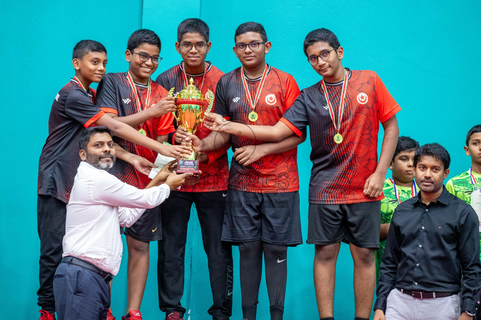 Senior Finals and Awarding ceremony of Interschool Table Tennis Tournament 2024 was held in Male' TT Hall, Male', Maldives on Saturday, 10th August 2024.
Photos: Ismail Thoriq / images.mv